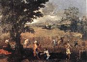 Poussin, Summer (Ruth and Boaz)